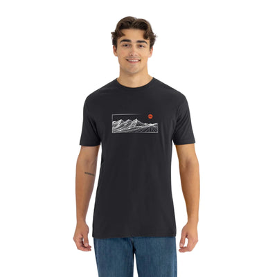 Men's T-Shirt - DMOS Mountains Shirt - Black