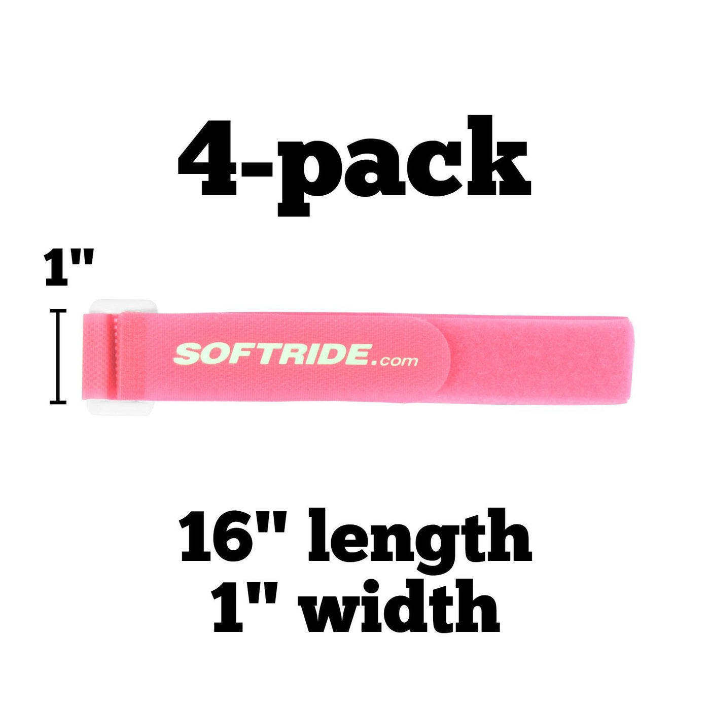 Softride Gear Straps 16 inch or 24 inch 4 pack