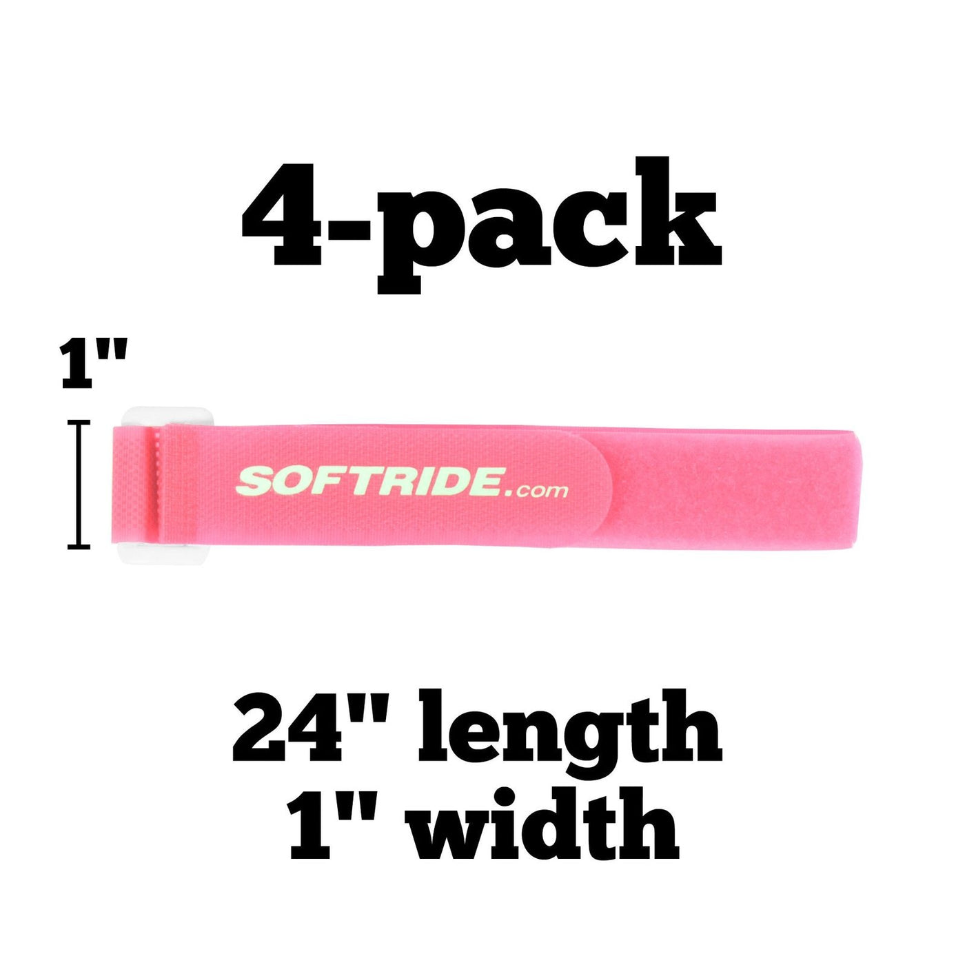 Softride Gear Straps 16 inch or 24 inch 4 pack