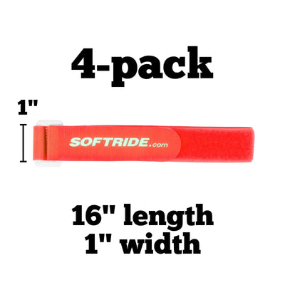 Softride Gear Straps 16 inch or 24 inch 4 pack