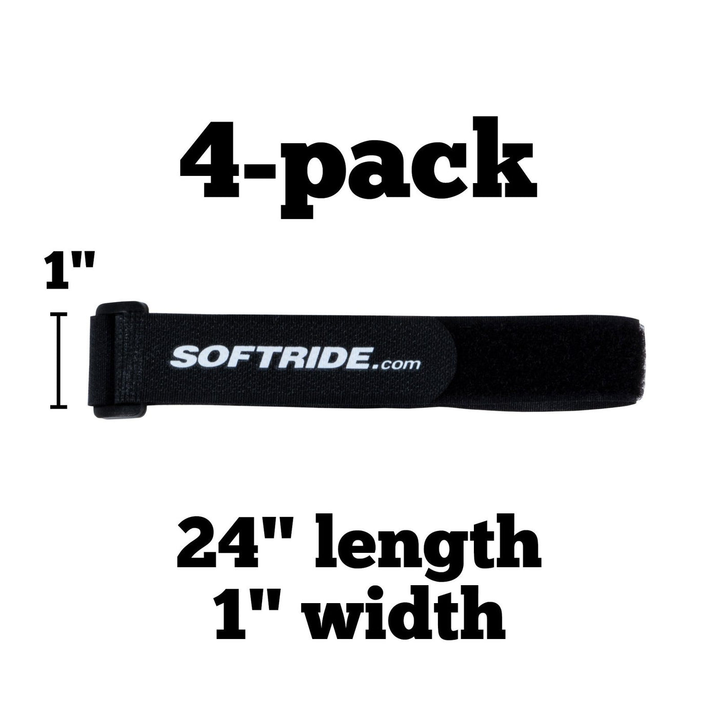 Softride Gear Straps 16 inch or 24 inch 4 pack