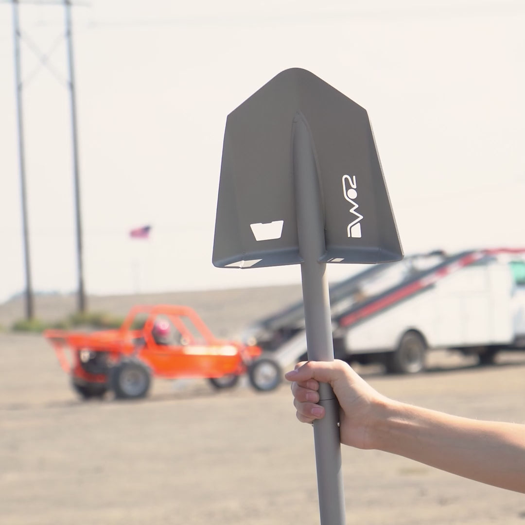 DMOS Nomad Pro Shovel | Lightweight Aluminum Camping & Overland