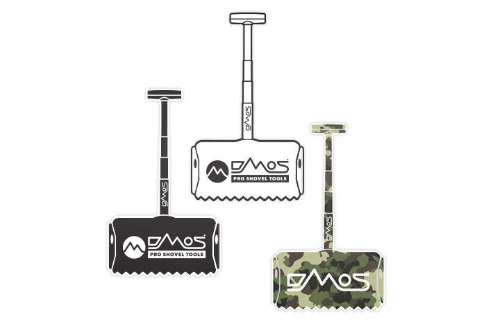 DMOS Shovel Stickers - 3 pack